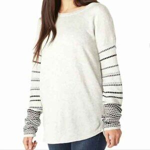 NWOT Smartwool Shadow Pine Sweater Size M Gray Heather Merino Wool Blend